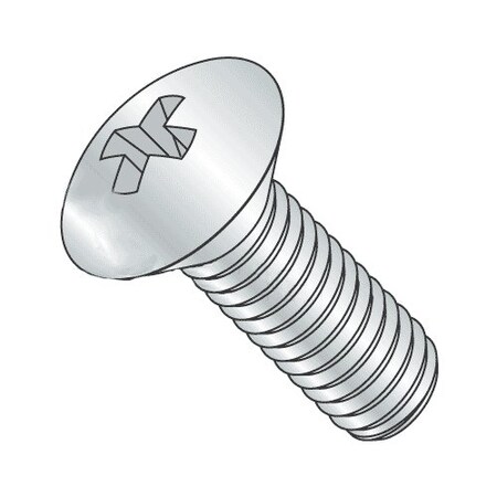 Newport Fasteners #10-32 x 1 in Phillips Oval Machine Screw, Zinc Plated Steel, 5000 PK 554769-5000